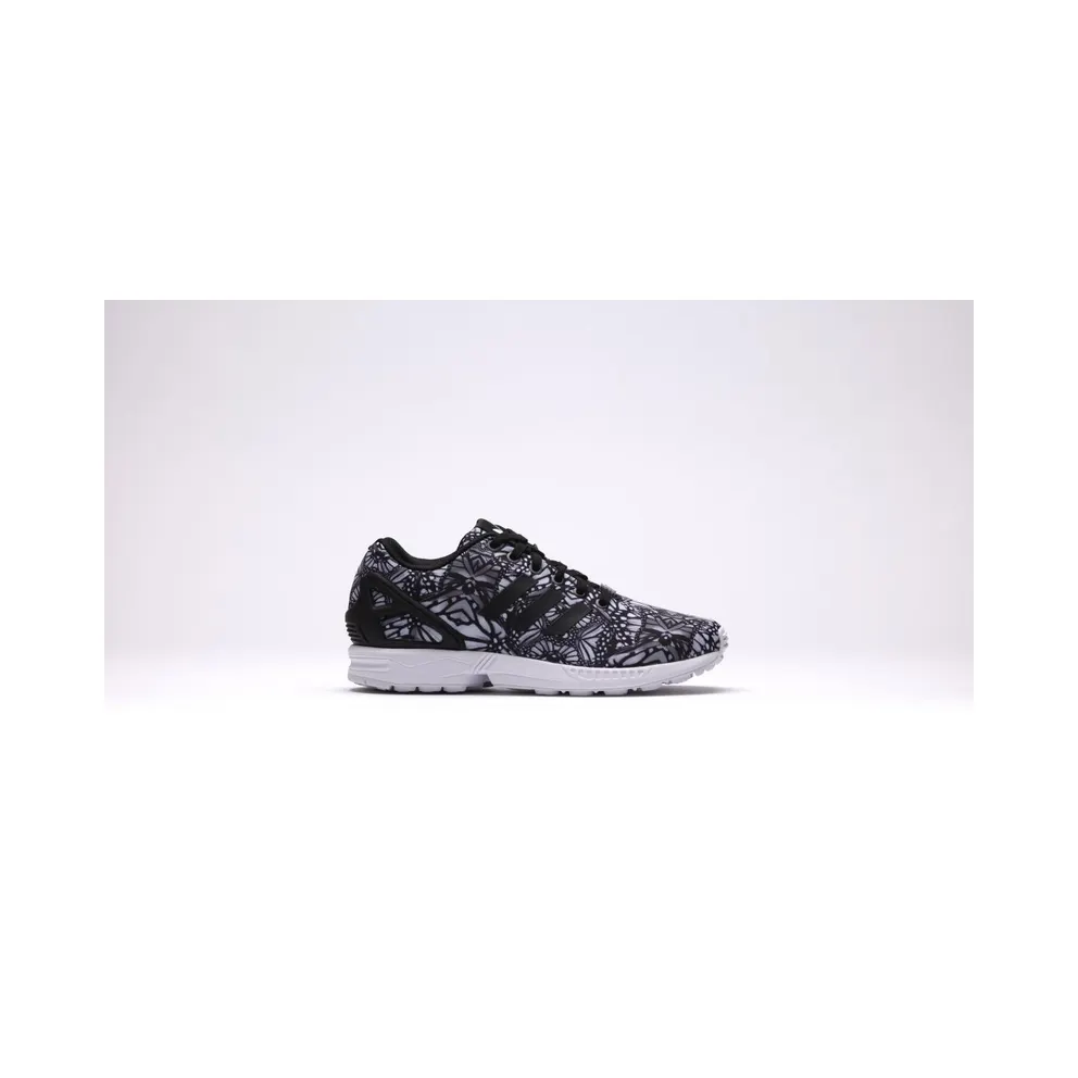 adidas ZX Flux Black White Floral (B35153)