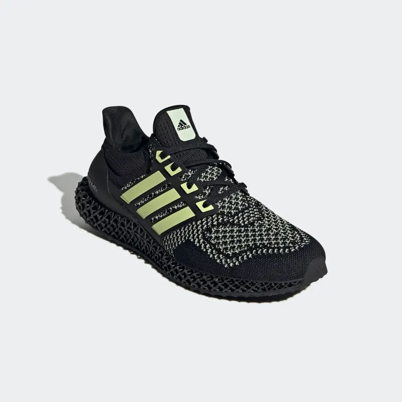 Adidas Ultra 4D Core Black / Almost Lime / Silver Metallic (GZ4499)