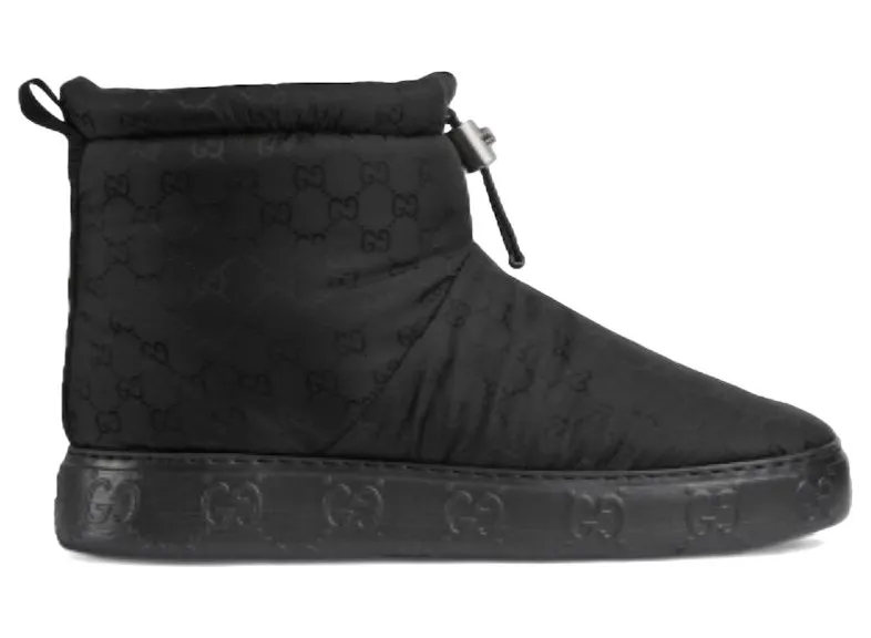 Gucci GG Ankle Boots Black (762078 FACLN 1000)
