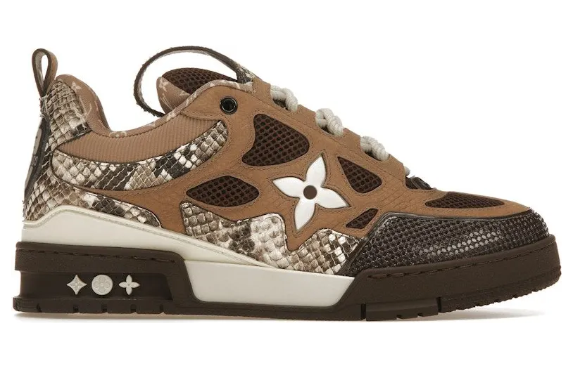 Louis Vuitton Skate Sneaker Brown Snakeskin (1ABMG6)