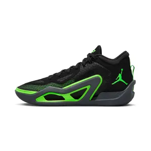 Jordan Tatum 1 Celtics (Translucent Green Sole) “Black / Anthracite / Green Strike” (DZ3324-003)