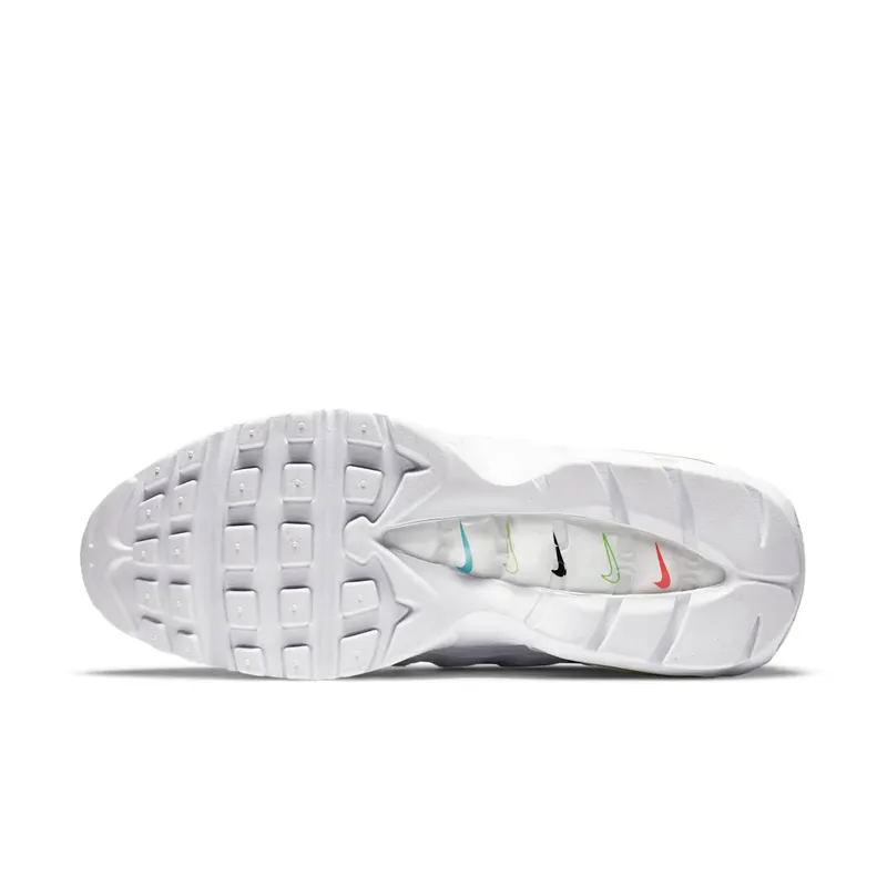 Nike Air Max 95 Worldwide White White/White-Volt-Blue Fury (CV9030-100)