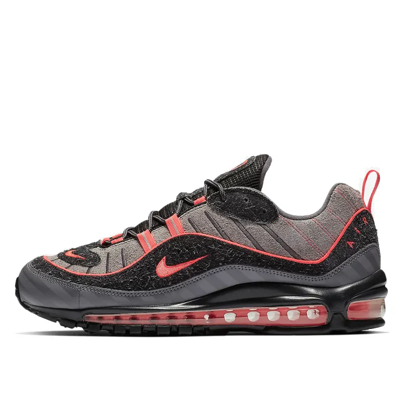 Nike Air Max 98 I-95 Gunsmoke/Lava Glow-Thunder Grey-Oil Grey (BV6046-001)