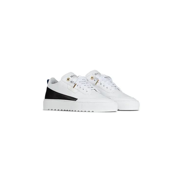 Mason Garments Torino Leather/Stamp White/Black (FW20-12C)