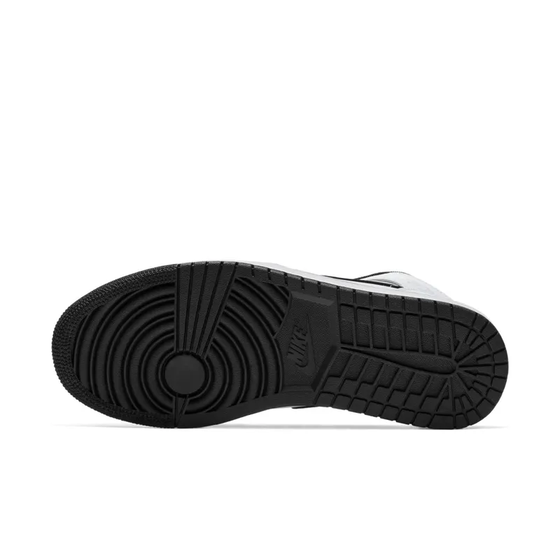 Jordan 1 Mid Alternate Think 16 White/Metallic Silver-Black (554724-121)
