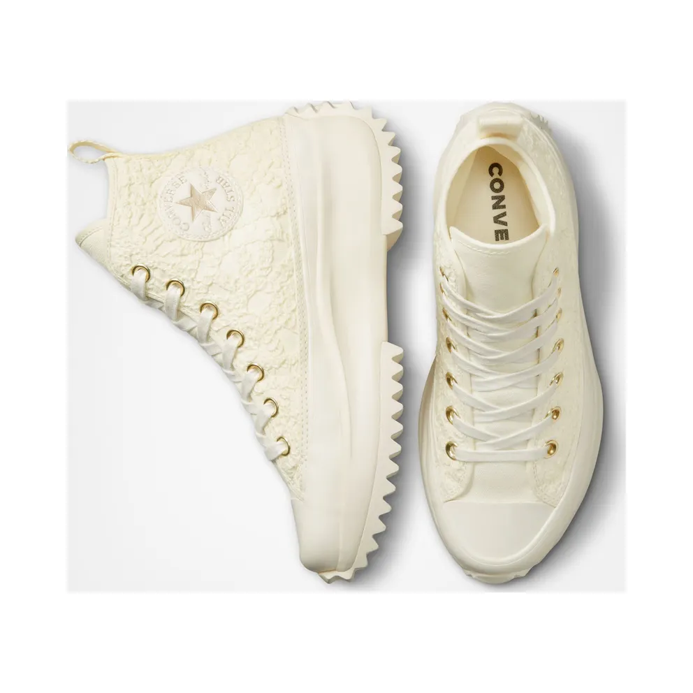 Converse Run Star Hike Platform Daisy Cord Egret/egret/light Gold