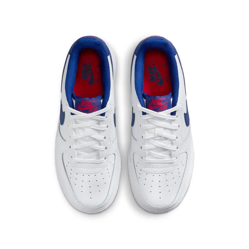 Nike Air Force 1 Low White Deep Royal (GS) (CT3839-101)