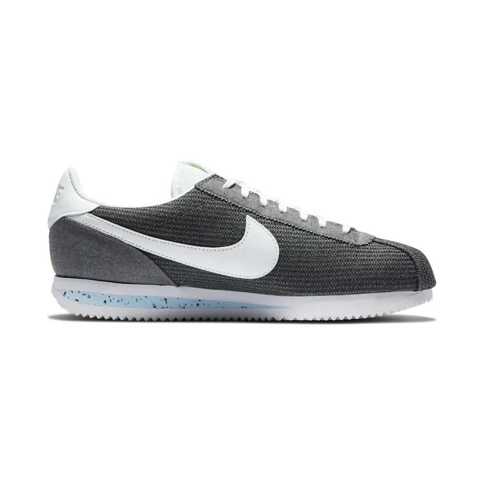 Nike Classic Cortez Recycled Canvas Iron Grey/Barely Volt-White (CQ6663-001)