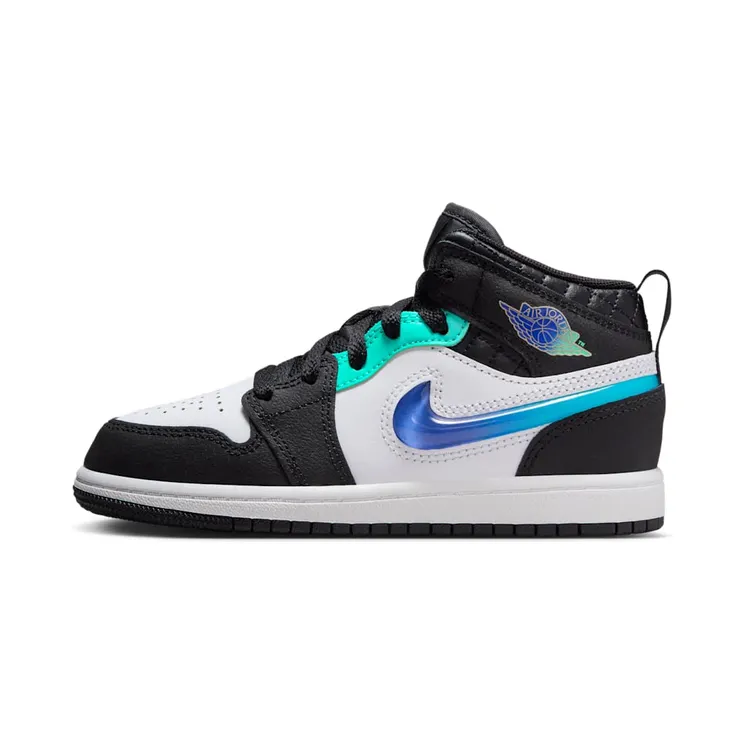 Jordan 1 Mid SE Formula 23 Pack Black White Hyper Jade (FQ8096-001)