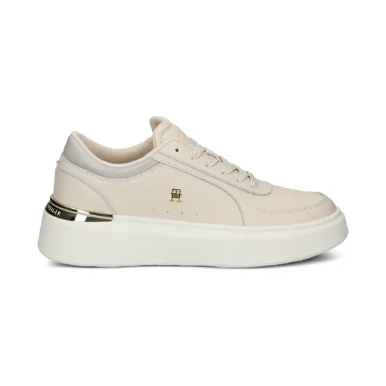 Tommy Hilfiger Sneakers met logoplakkaat – Beige (FW0FW09364)