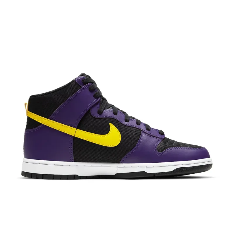 Nike Dunk High “Black/Poti Yellow/Cort Purple/White” (DH0642-001)