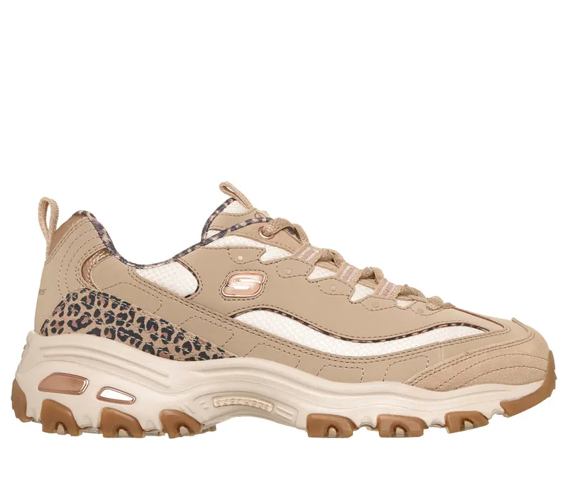 Skechers D’Lites – Wild Charm Sneaker Taupe