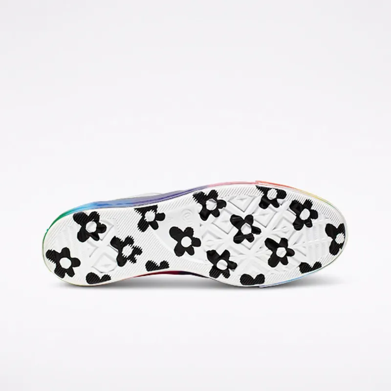 Converse One Star Ox Golf Le Fleur Rainbow Sole White/White-Multi (166409C)