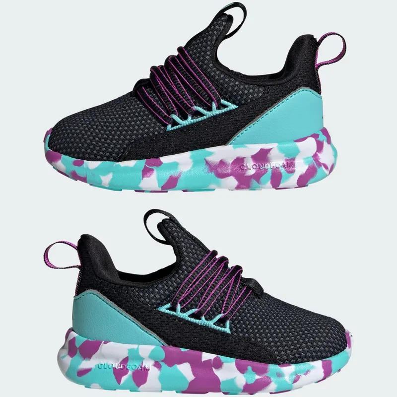 adidas Lite Racer Adapt 7.0 Black Purple Burst Aqua (JS2284)
