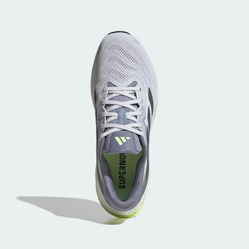 Adidas Supernova Solution 2.0 Running Shoes Dash Grey / Iron Metallic / Hi-Res Yellow (IH8720)