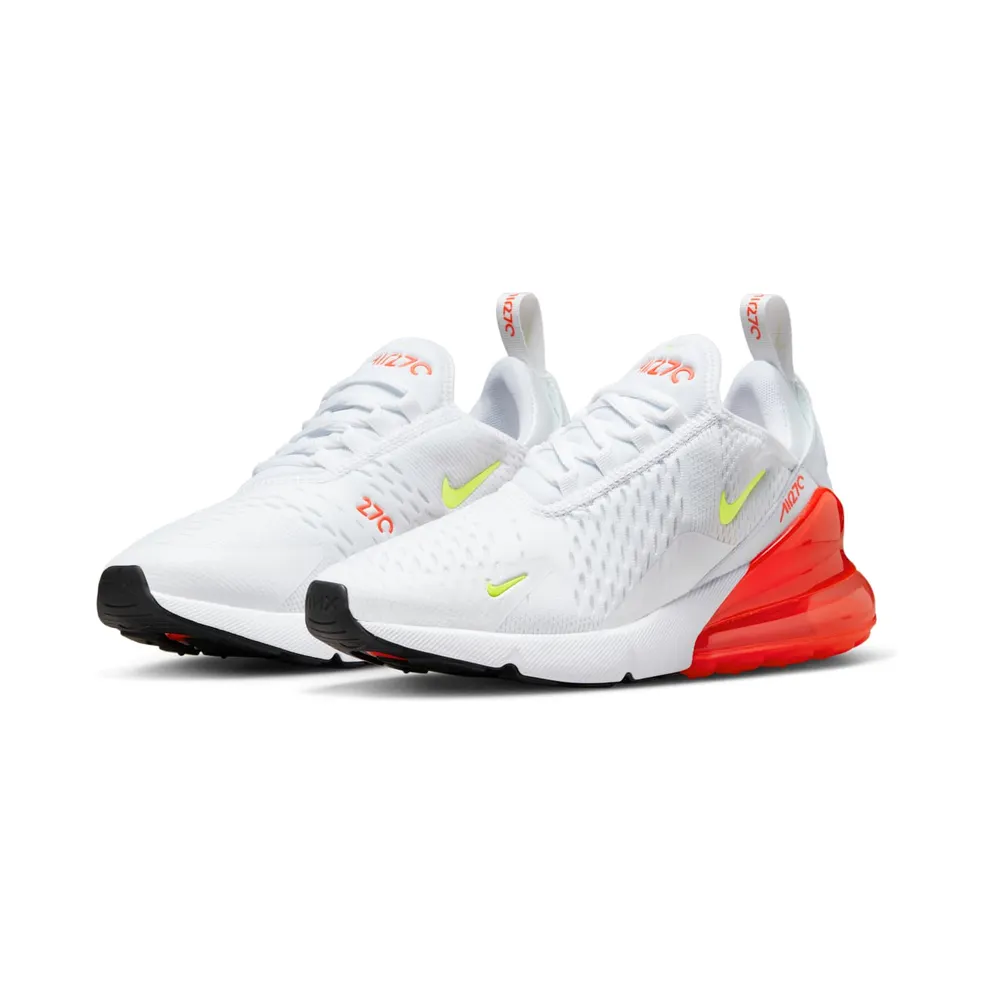 Nike Air Max 270 White Bright Crimson Volt (AH6789-114)