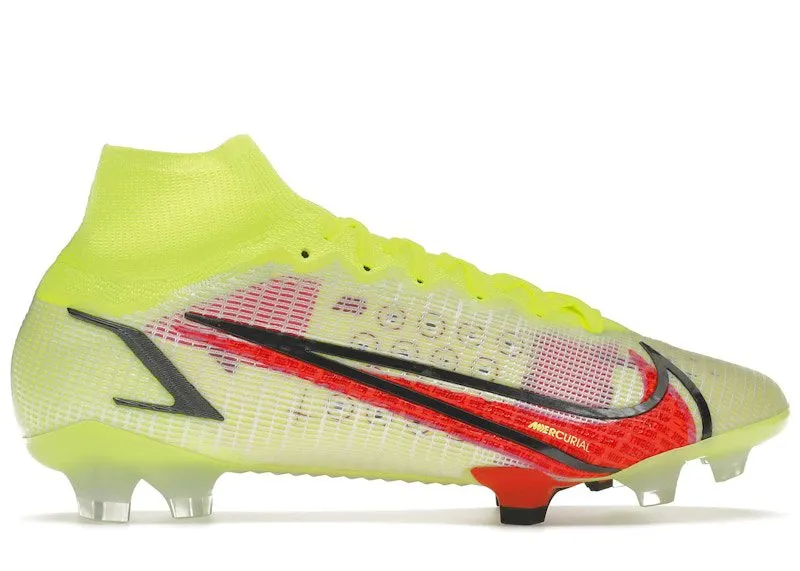 Nike Mercurial Superfly 8 Elite FG Volt Black Bright Crimson (CV0958-760)