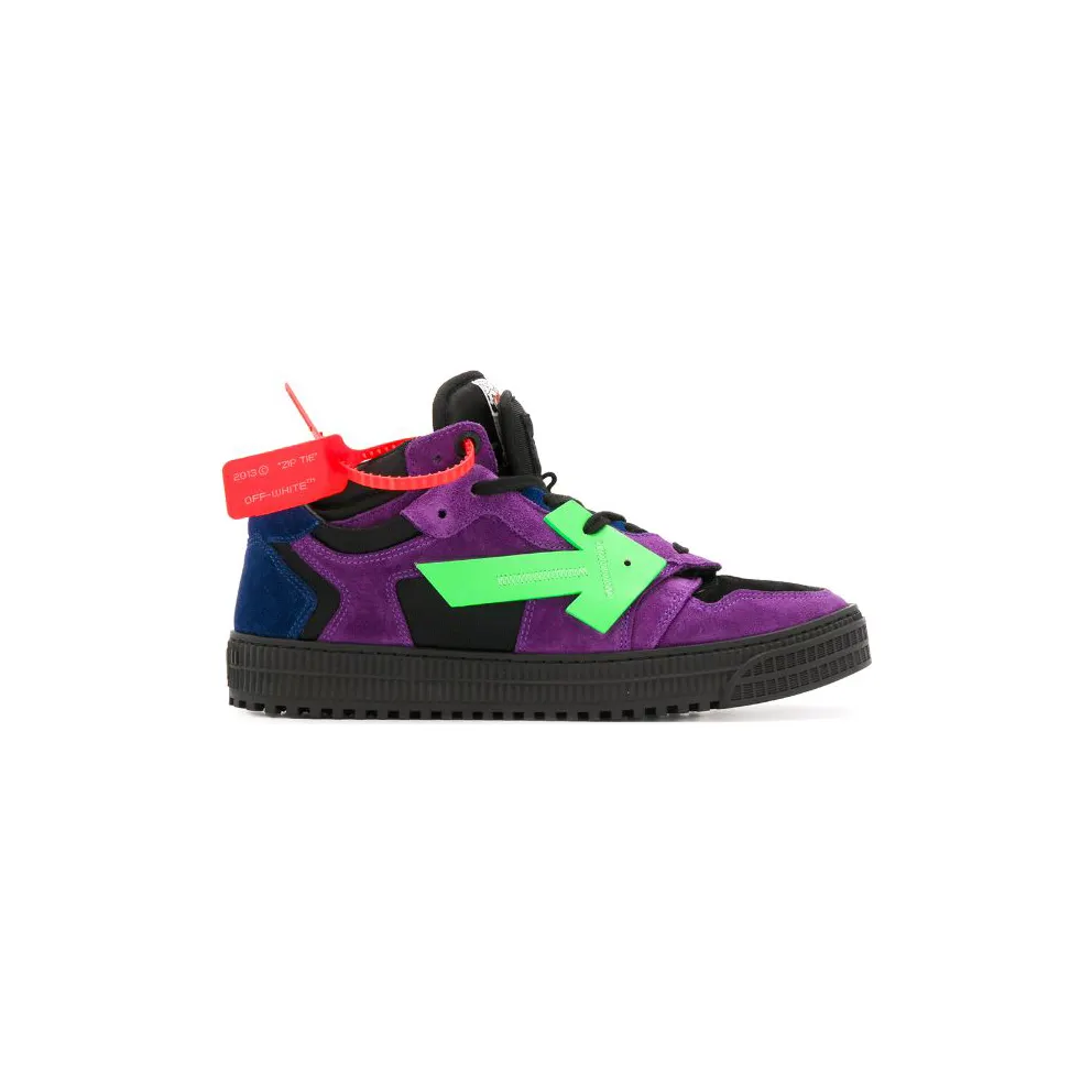 Off-White Off Court Low Top Purple Green (OMIA151R20D380592940)
