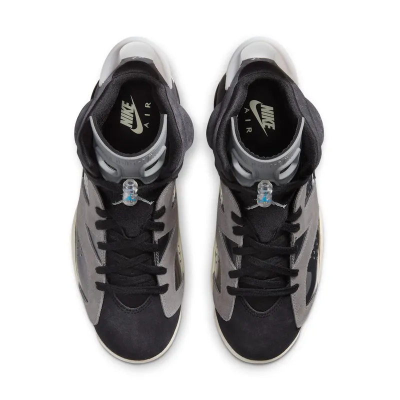 Jordan 6 Retro Tech Chrome (W) Black/Light Smoke Grey-Sail-Chrome (CK6635-001)