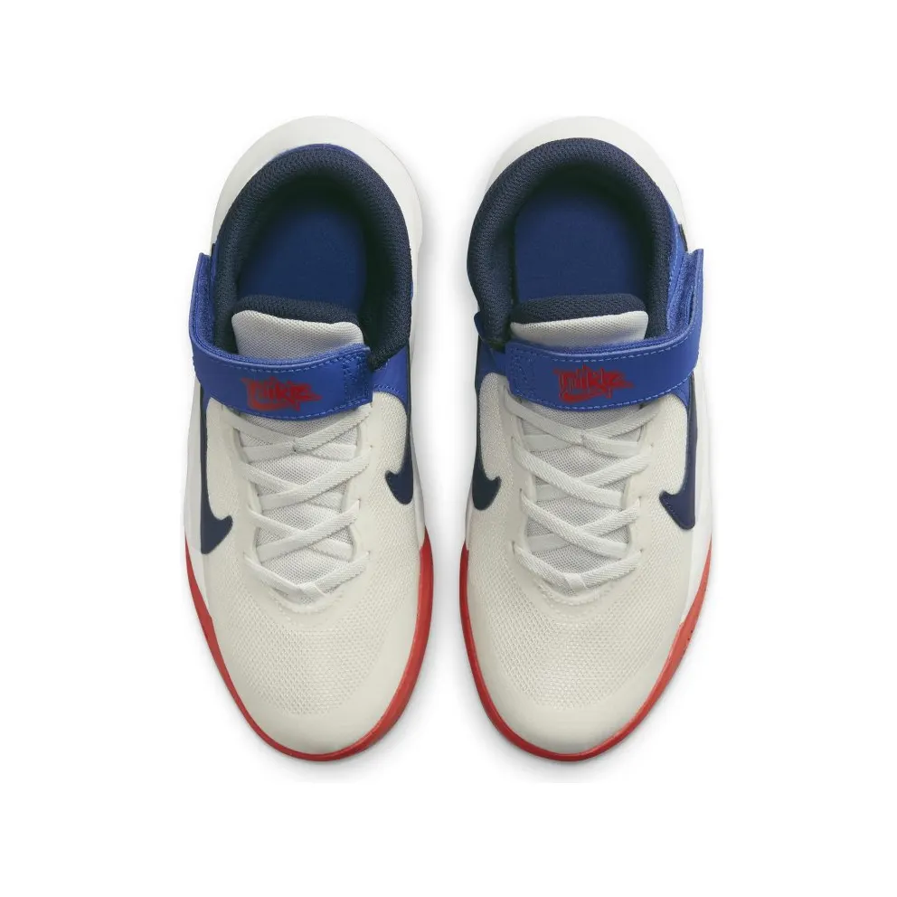 Nike Team Hustle D 10 FlyEase Older Kids’ Easy On/Off Basketball White (DD7303-103)