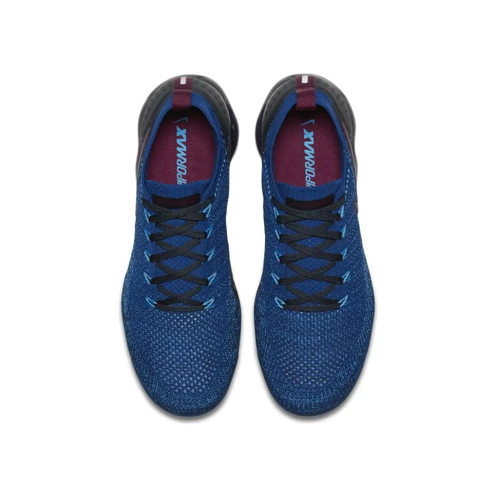 Nike Air VaporMax Flyknit 2 Gym Blue Gym Blue/Bordeaux-College Navy (942842-401)