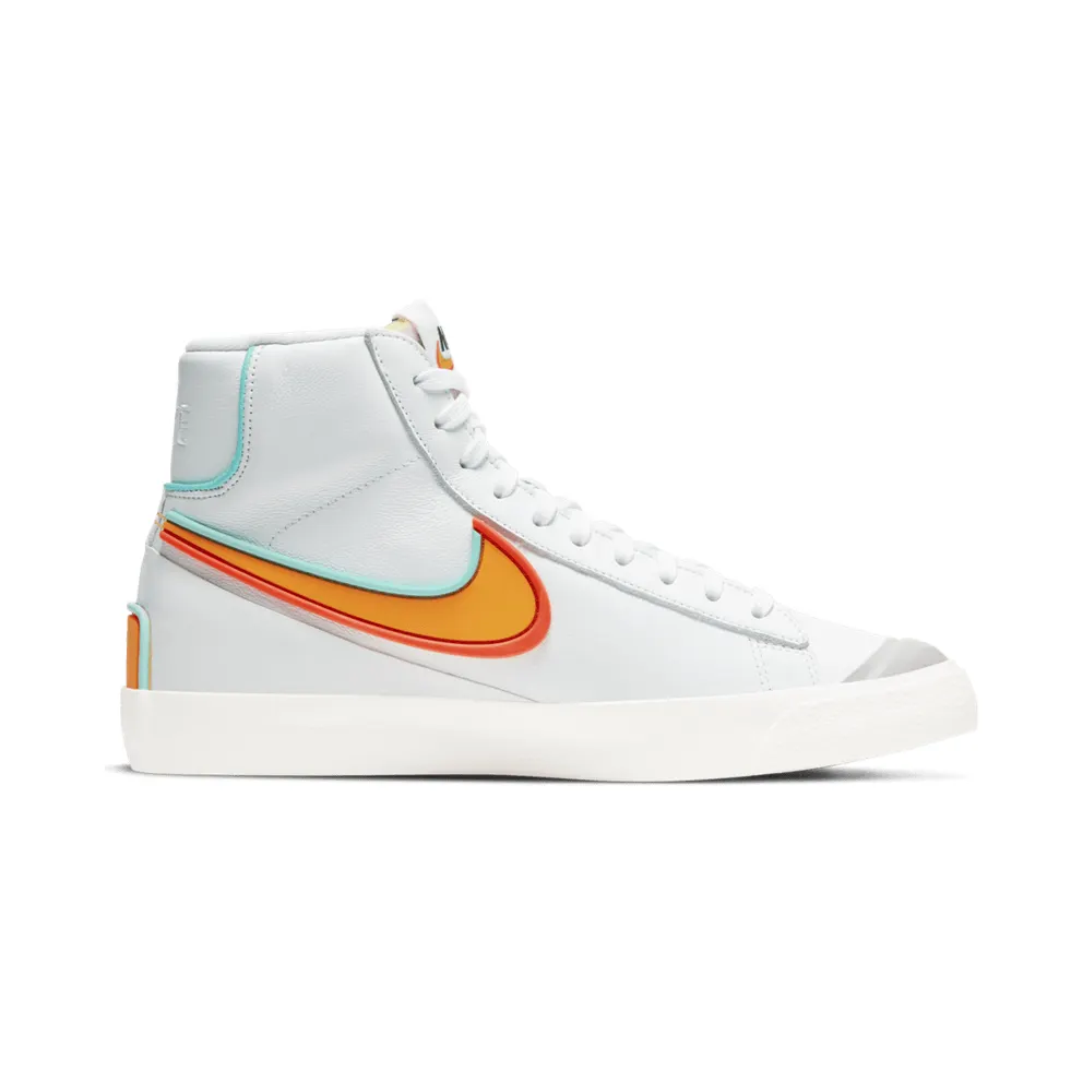 Nike Blazer Mid 77 Infinite Kumquat (W) White/Aurora Green/Bright Crimson (DC1746-100)