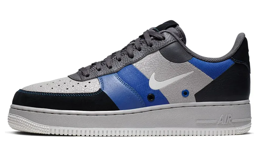 Nike Air Force 1 Low ’07 ‘Grey Royal’ Atmosphere Grey/Vast Grey-Game Royal (CI0065-001)