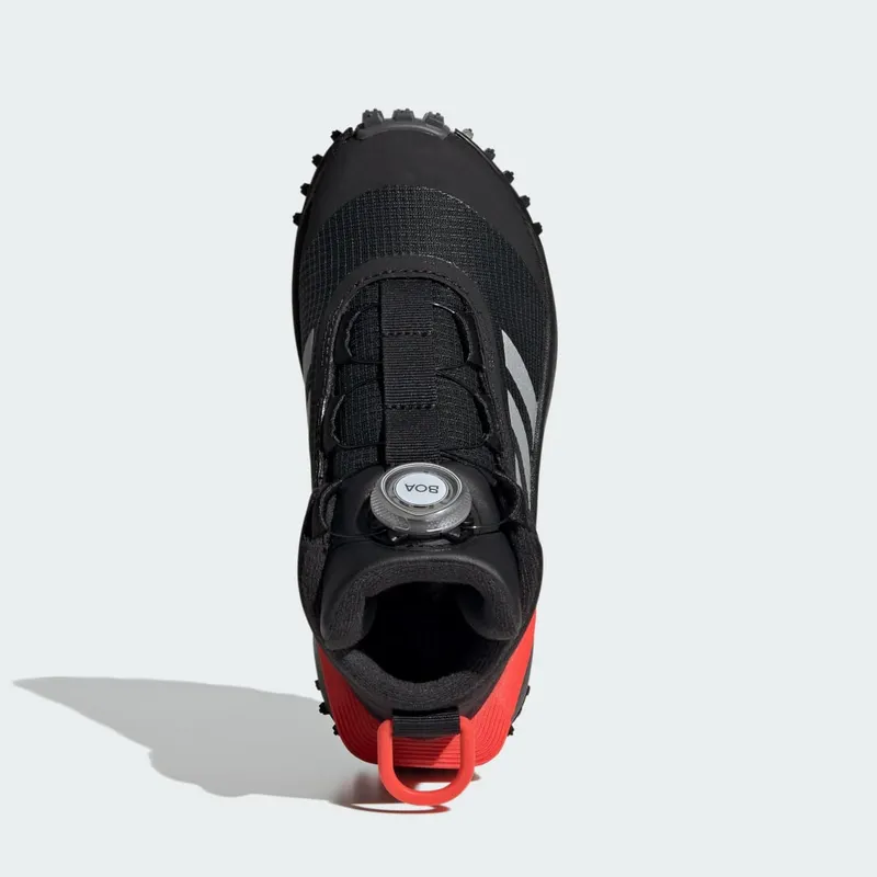 Adidas Fortatrail Kids Core Black / Silver Metallic / Bright Red (IG7262)