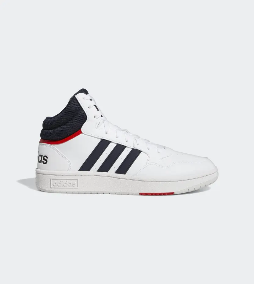adidas Hoops 3.0 Mid Classic Vintage Cloud White / Legend Ink / Vivid Red (GY5543)