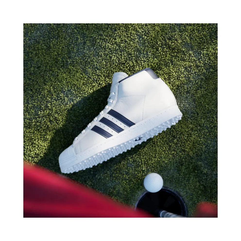 adidas Pro Model Midcut Spikeless Golf Chalk White Night Indigo (JQ7722)