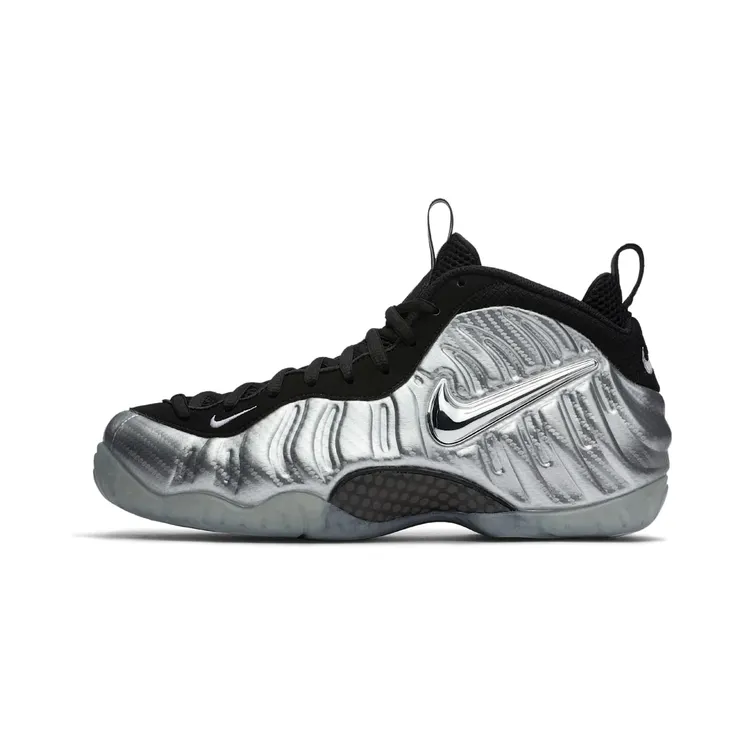 Nike Air Foamposite Pro Silver Surfer “Metallic Silver / Black” (616750-004)