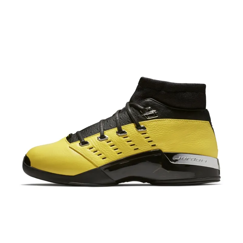 Jordan 17 Retro Low SoleFly Alternate Lightning Black/Lightening-Metallic Silver (AJ7321-003)