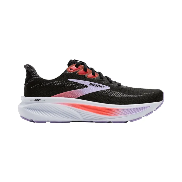 Brooks Ghost Black / Purple / Coral (120431-1B-080)