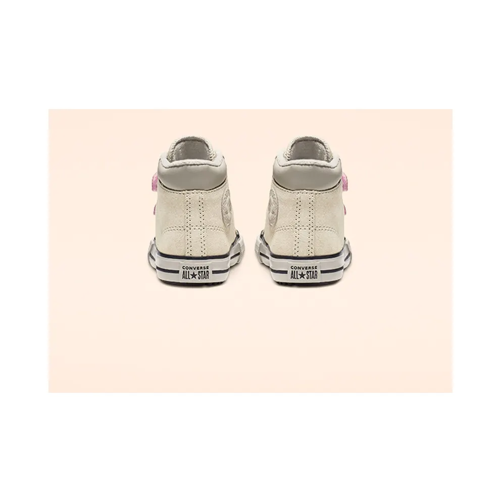 Converse Chuck Taylor All Star Hook and Loop PC Boot High Top Natural Ivory/coastal Pink (765166C)