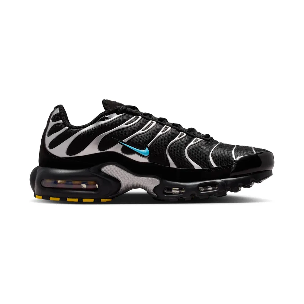 Nike Air Max Plus Premium “Black / Chrome / Gamma Blue” (IM9624-001)