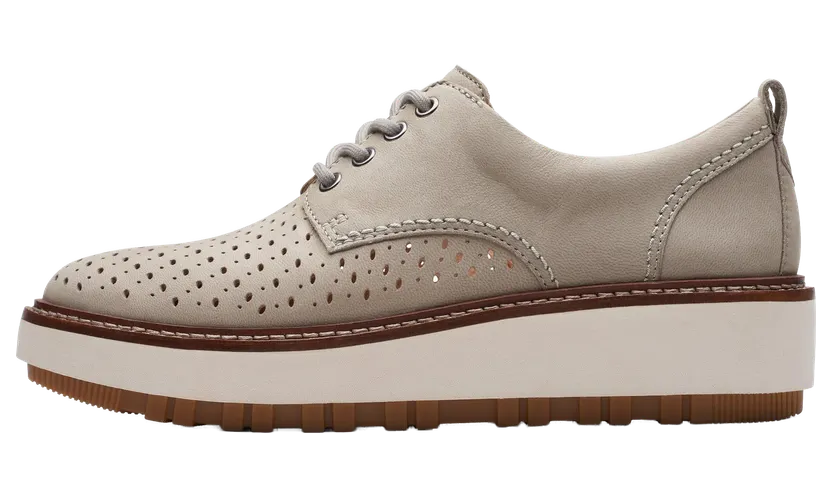 Clarks Orianna Move Lace-Up “Stone Nubuck” (26176314)