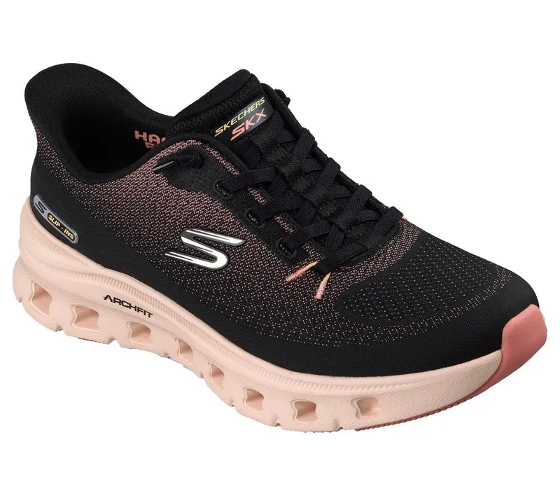 Skechers Slip-ins: Arch Fit Glide-Step Pro Sneaker Black/Coral