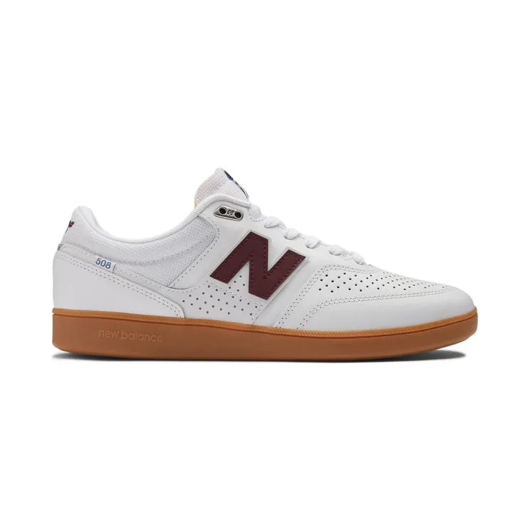 New Balance Numeric 508 Brandon Westgate White Burgundy (NM508WBG)