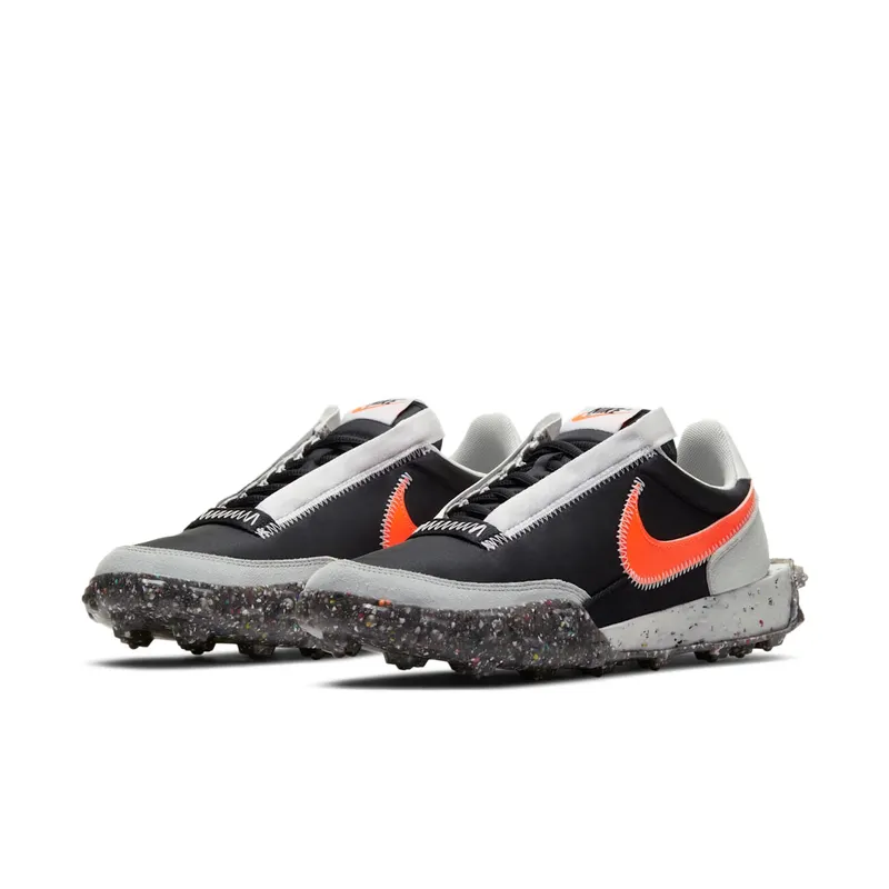 Nike Waffle Racer Crater Summit White Hyper Crimson (W) Summit White/Hyper Crimson-Photon Dust (CT1983-101)