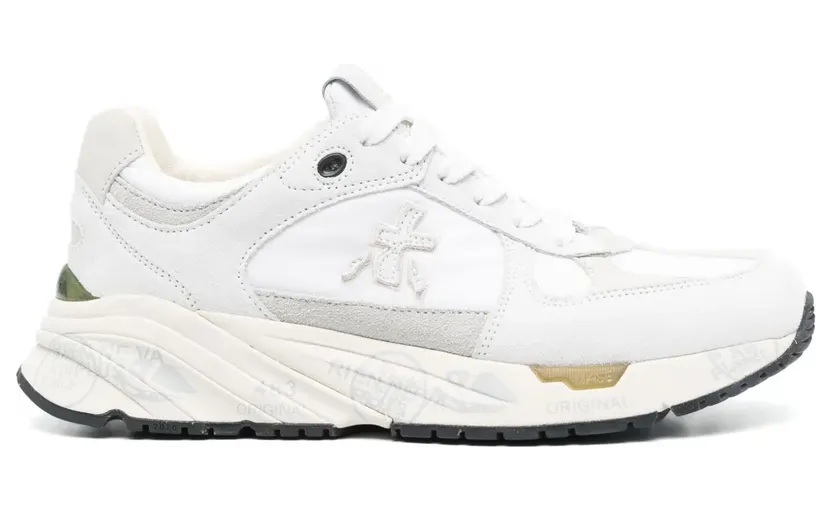 Premiata Mased mit Kontrasteinsätzen Nude (MASED6496)