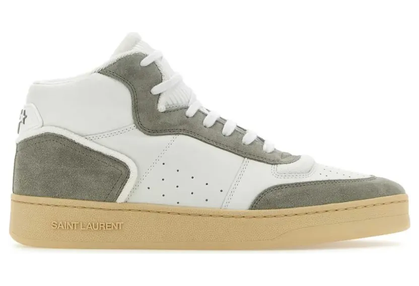 Saint Laurent SL/80 High-Top-Sneakers – Weiß (711250AAB3E)