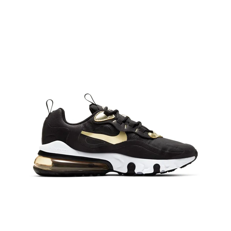 Nike Air Max 270 React Black Metallic Gold Star (BQ0103-018)