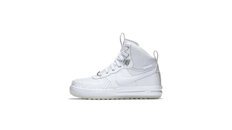 Nike Lunar Force 1 Duckboot White (GS) White/White-White (882842-100)