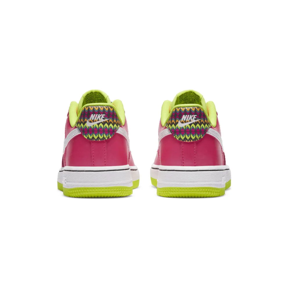 Nike Air Force 1 Low Pink Volt Aqua (PS) Pink Blast/Volt-Oracle Aqua-White (CW5766-600)