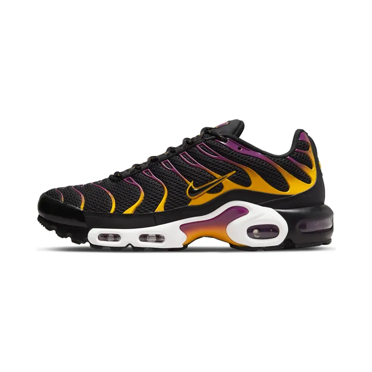 Nike TN Air Max Plus Gradient “Black / University Gold / Viotech” (DX2663-001)