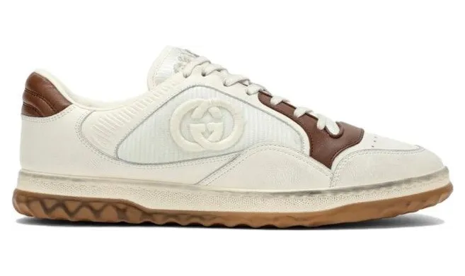 Gucci MAC80 Sneaker Off White Brown (741656 AAB79 9155)