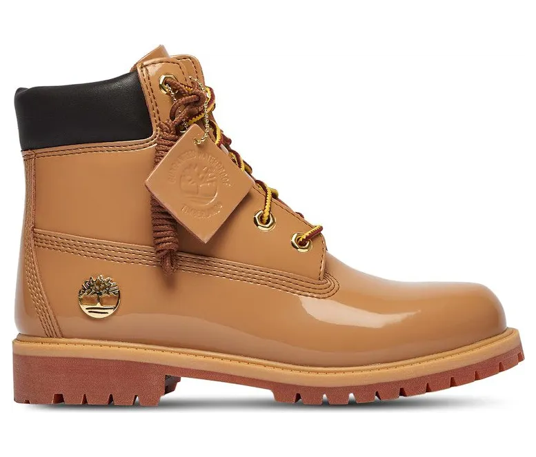 Timberland 6″ Premium Waterproof Patent Boots Finch Wheat (TB0A6BET-A3K)