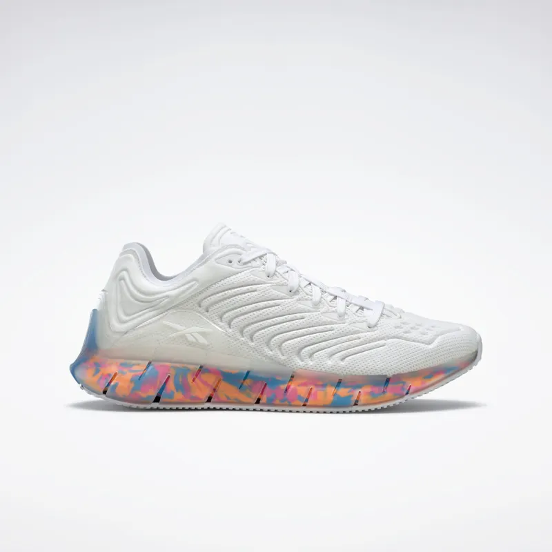 Reebok Zig Kinetica Schoenen Horizon Blue / High Vis Orange / Proud Pink