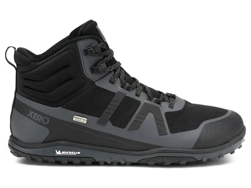 Xero Shoes Scrambler Mid II Waterproof Herren Freizeitschuhe, schwarz, Größe 42 (SCXM-BKAP)