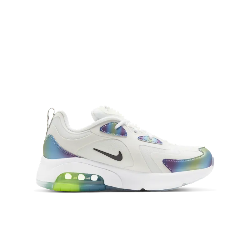 Nike  Air Max 200 Bubble Pack White (GS) Summit White/Platinum Tint-White-Black (CT9632-100)